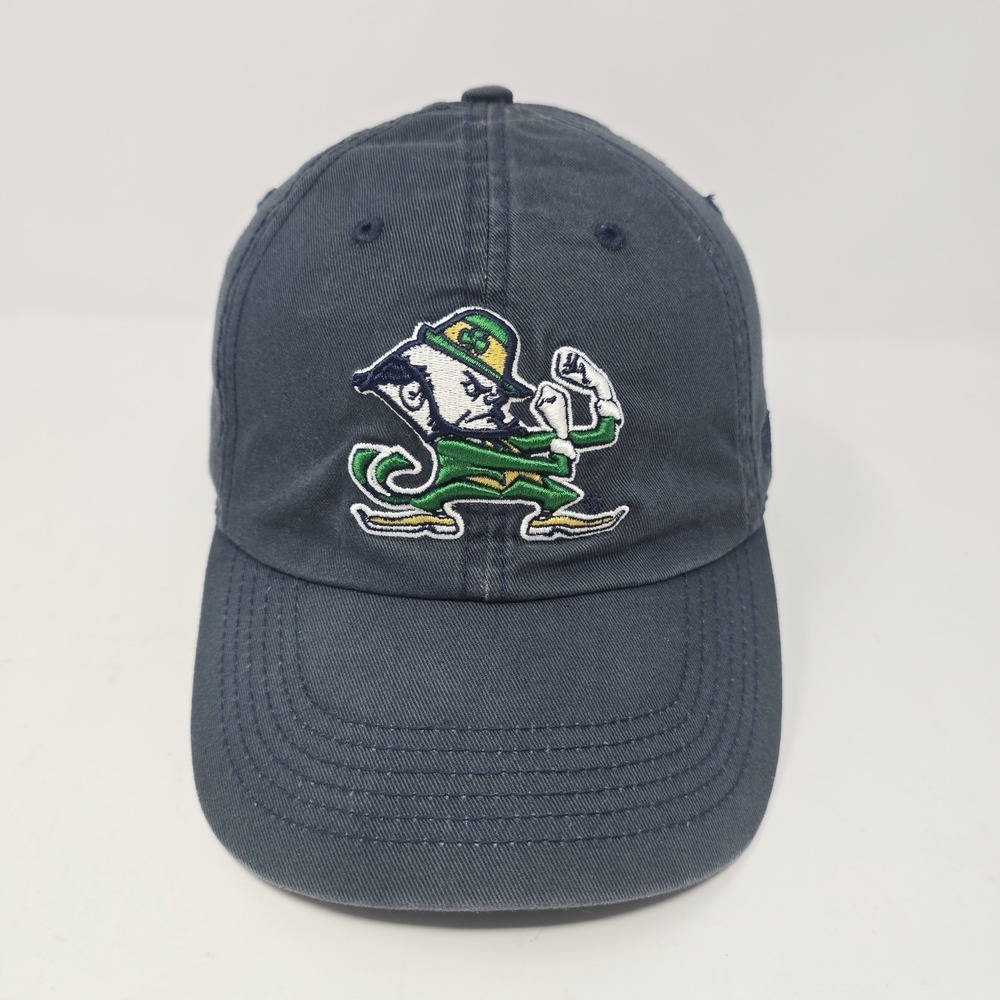 Notre Dame Fighting Irish Top of the World Navy Blue Adjustable Dad Hat Cap